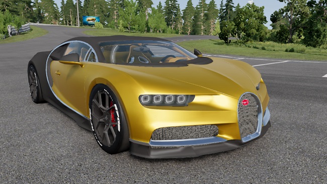 Bugatti Chiron v2.2 для BeamNG.drive (0.27.x)
