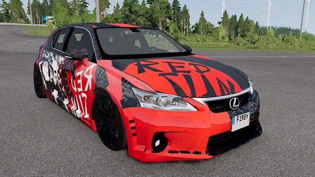 Lexus CT200 v1.0 для BeamNG.drive (0.25.x)