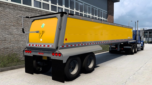 Ownable Armor Lite End Dump v1.0 для American Truck Simulator (1.44.x)