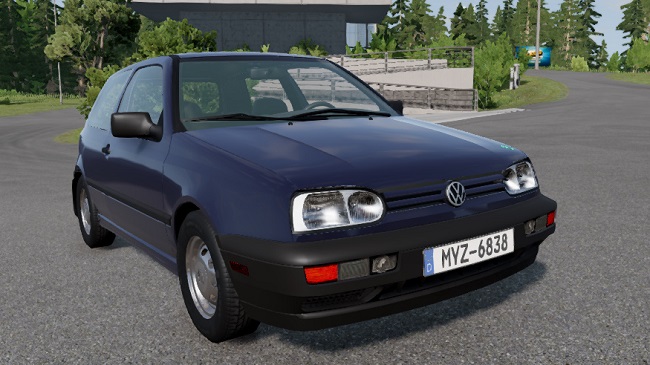 Volkswagen Golf MK3 v1.0 для BeamNG.drive (0.25.x)