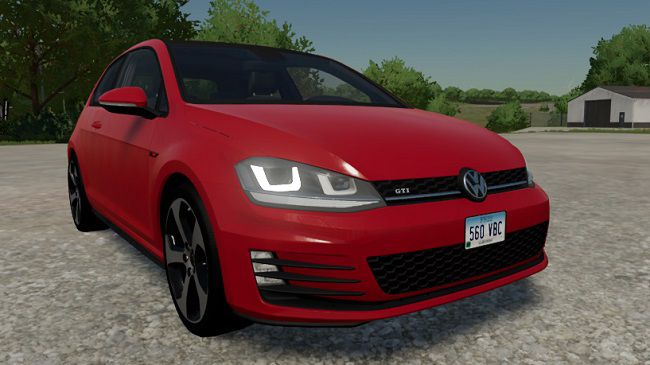 2014 VW Golf Gti Pack v1.0 для Farming Simulator 22 (1.6.x)
