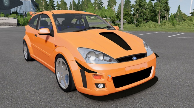 Ford Focus ZX3 2000 v1.0 для BeamNG.drive (0.25.x)