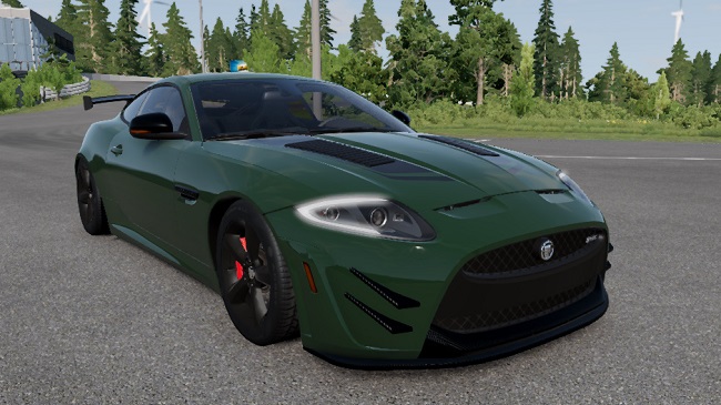 Jaguar XKR-S v2.0 для BeamNG.drive (0.27.x)