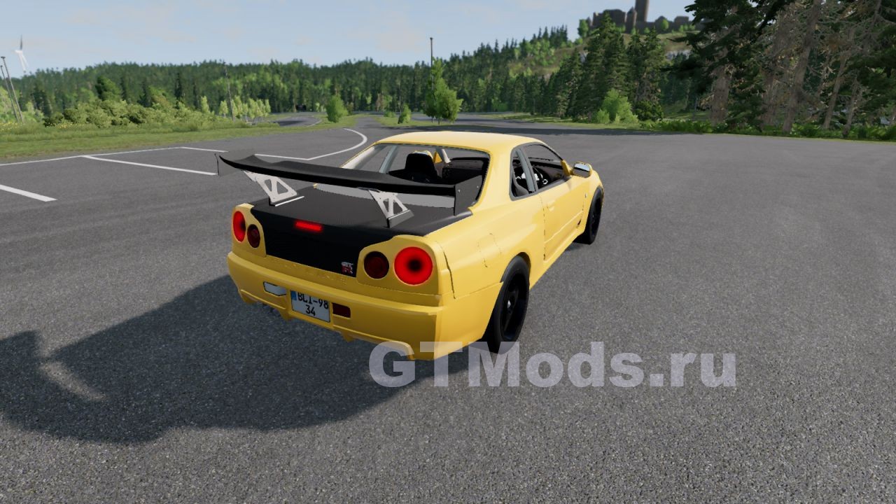 Nissan skyline r34 beamng