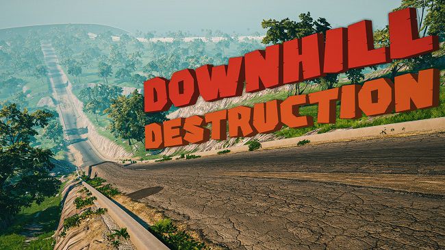 Карта Downhill Destruction v1.13 для BeamNG.drive (0.26.x)