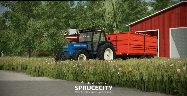 Карта Spruce City v1.0.0.2 для Farming Simulator 22 (1.6.x)