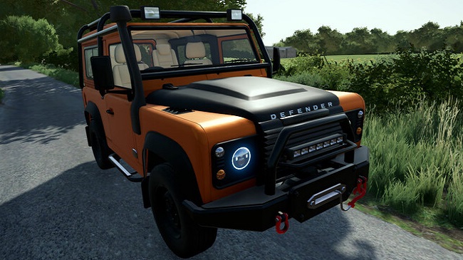 Land Rover Defender 90 v1.0.0.0 для Farming Simulator 22 (1.6.x)