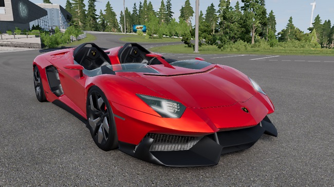 Lamborghini Avenador J v1.0 для BeamNG.drive (0.25.x)