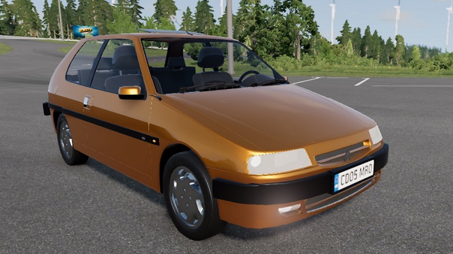 Citroën Saxo VTR (2dr) v1.0 для BeamNG.drive (0.25.x)