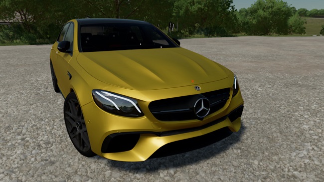 Mercedes-Benz E63S AMG 2018 v1.1 для Farming Simulator 22 (1.9.x)