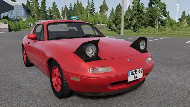 Mazda Miata v1.0 для BeamNG.drive (0.25.x)