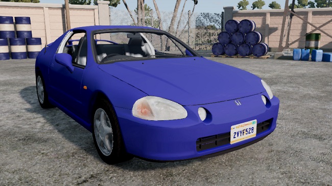 Honda CRX DelSol v1.0 для BeamNG.drive (0.25.x)