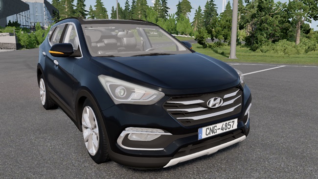 Hyundai Santa Fe 2016 v1.0 для BeamNG.drive (0.25.x)