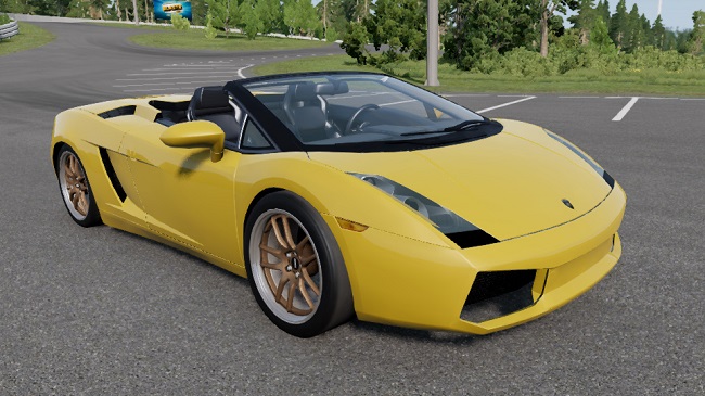 Lamborghini Gallardo v1.0 для BeamNG.drive (0.25.x)