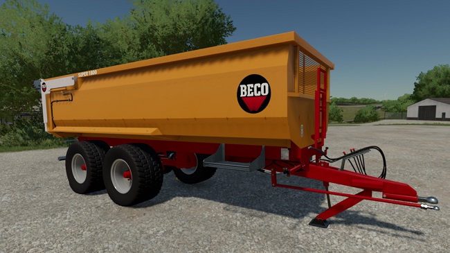 Beco Tipper 1800 v1.0 для Farming Simulator 22 (1.6.x)