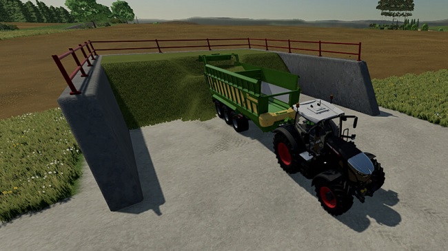 Bunker Silo Small v1.0 для Farming Simulator 22 (1.6.x)