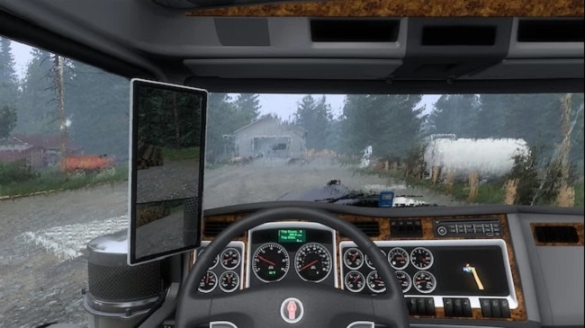 SCS Camera Mirrors v1.0 для American Truck Simulator (1.45.x)