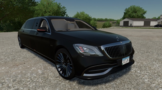 Maybach S650 Pullman v1.0 для Farming Simulator 22 (1.6.x)