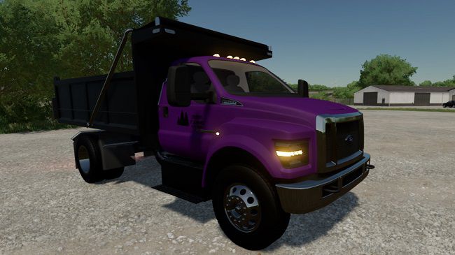 Ford F750 Dump Truck v1.0 для Farming Simulator 22 (1.7.x)