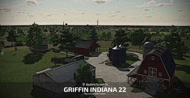 Карта Griffin Indiana 22 v1.2 для Farming Simulator 22 (1.7.x)