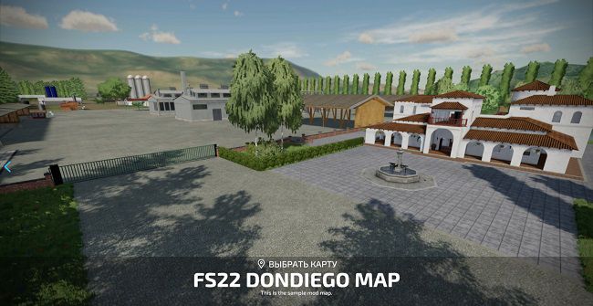 Карта Dondiego v1.2 для Farming Simulator 22 (1.8.x)