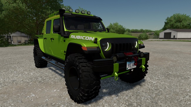 Jeep Gladiator Rubicon v1.2 для Farming Simulator 22 (1.8.x)