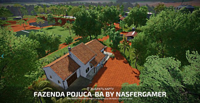 Карта Fazenda Pojuca BA v1.0 для Farming Simulator 22 (1.7.x)