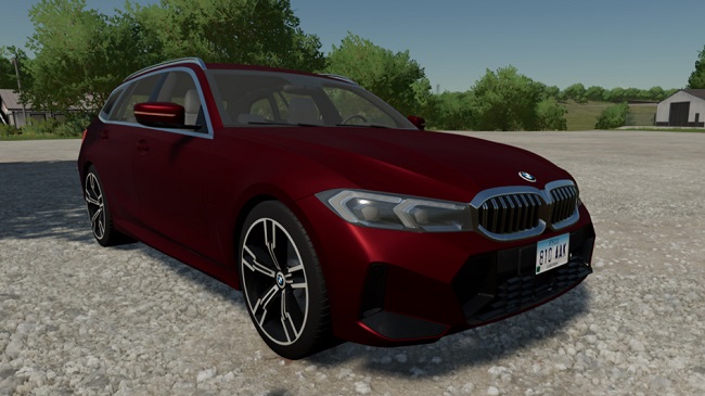 BMW Series 3 Touring 2022 v1.0 для Farming Simulator 22 (1.7.x)
