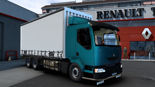 Renault Midlum 220DCi v0.1 для Euro Truck Simulator 2 (1.45.x)