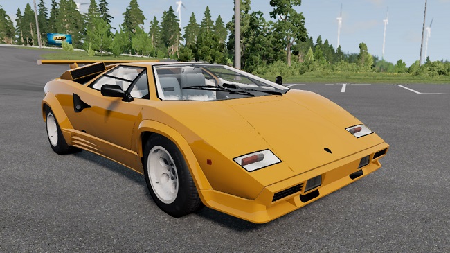 Lamborghini Countach v2.1 для BeamNG.drive (0.26.x)