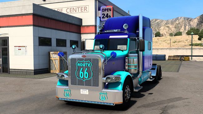 Peterbilt 389 Glowing Tuning v1.0 для American Truck Simulator (1.45.x)