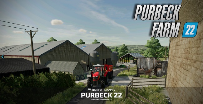 Карта Purbeck 22 v1.2 для Farming Simulator 22 (1.7.x)