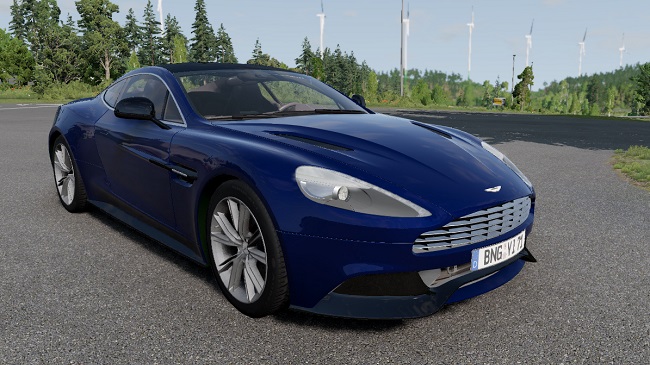 Aston Martin Vanquish v1.0 для BeamNG.drive (0.29.x)