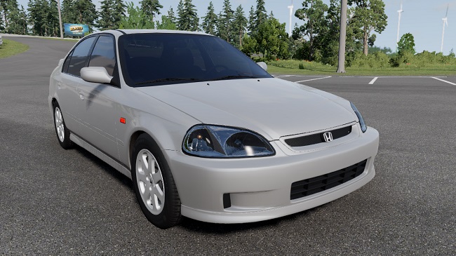 Honda Civic 1999-2000 v1.5 для BeamNG.drive (0.27.x)