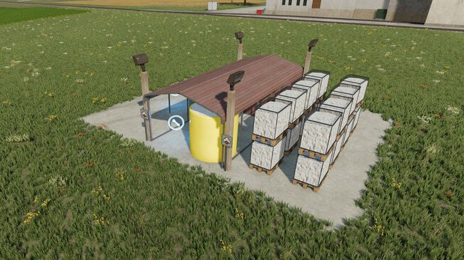 Warehouse For Cotton v1.0 для Farming Simulator 22 (1.7.x)