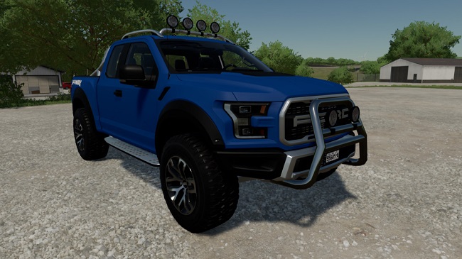 Ford Ranger F150 Raptor Police/Civilian v1.0 для Farming Simulator 22 (1.7.x)