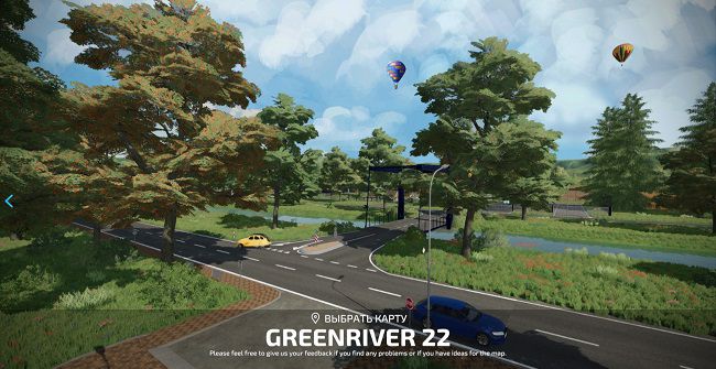 Карта GreenRiver 22 v1.0.2.0 для Farming Simulator 22 (1.9.x)