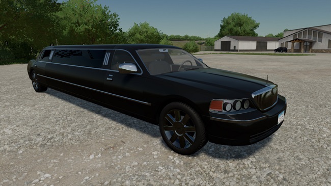Lincoln Town Car Limousine v1.0 для Farming Simulator 22 (1.7.x)