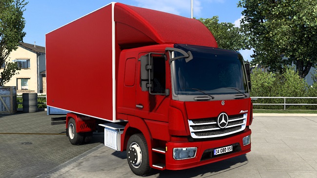 Mercedes Atego New v1.0 для Euro Truck Simulator 2 (1.45.x, 1.46.x)