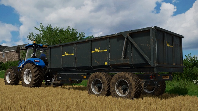 AW Monocoque 14T Trailer v1.1 для Farming Simulator 22 (1.8.x)