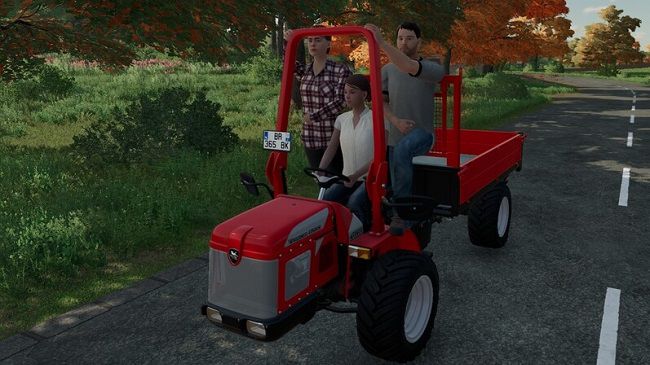 Kubota Pack Passenger Extension v1.1 для Farming Simulator 22 (1.7.x)