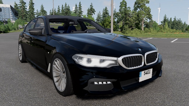 BMW M5 F90 Fake Version Remaster v2.0 для BeamNG.drive (0.26.x)