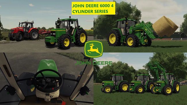 John Deere 6000 Series v1.0.0.1 для Farming Simulator 22 (1.7.x)