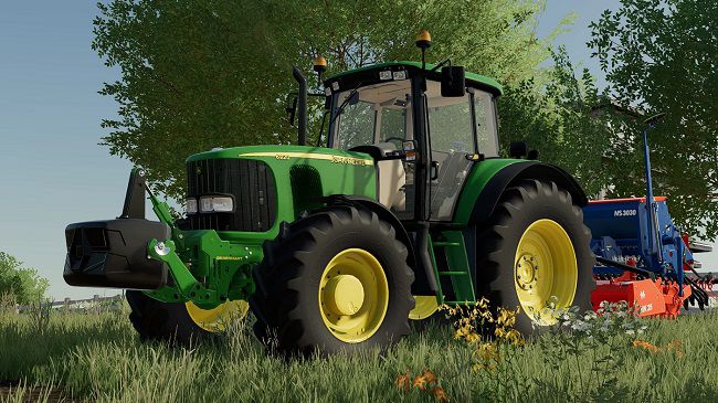 John Deere 6020SE Series v1.0 для Farming Simulator 22 (1.7.x)