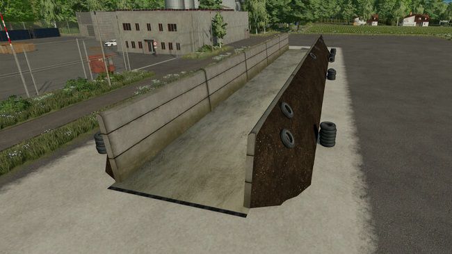 Bunkersilo Medium v1.0 для Farming Simulator 22 (1.7.x)