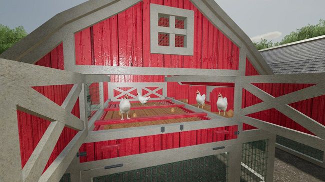 Chicken Coop Pack v1.0 для Farming Simulator 22 (1.7.x)