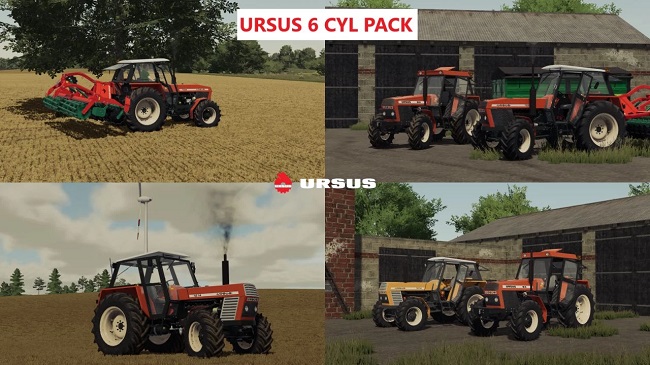 Ursus 1204-1614 6cyl Turbo v1.0.1.0 для Farming Simulator 22 (1.7.x)