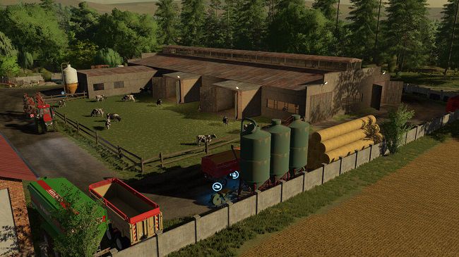 Large Cowshed 230 v1.0 для Farming Simulator 22 (1.7.x)