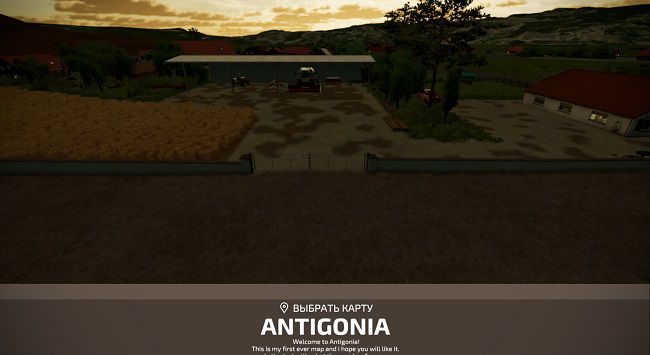 Карта Antigonia v0.2 для Farming Simulator 22 (1.7.x)