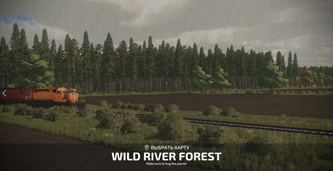 Карта Wild River Forest v1.0 для Farming Simulator 22 (1.7.x)